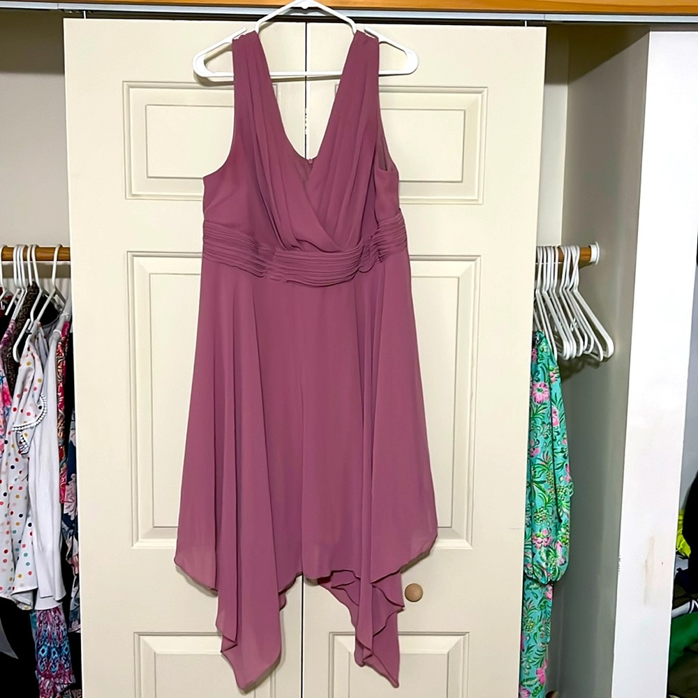 NWOT Everpretty cocktail dress size 1x rose/mauve color
